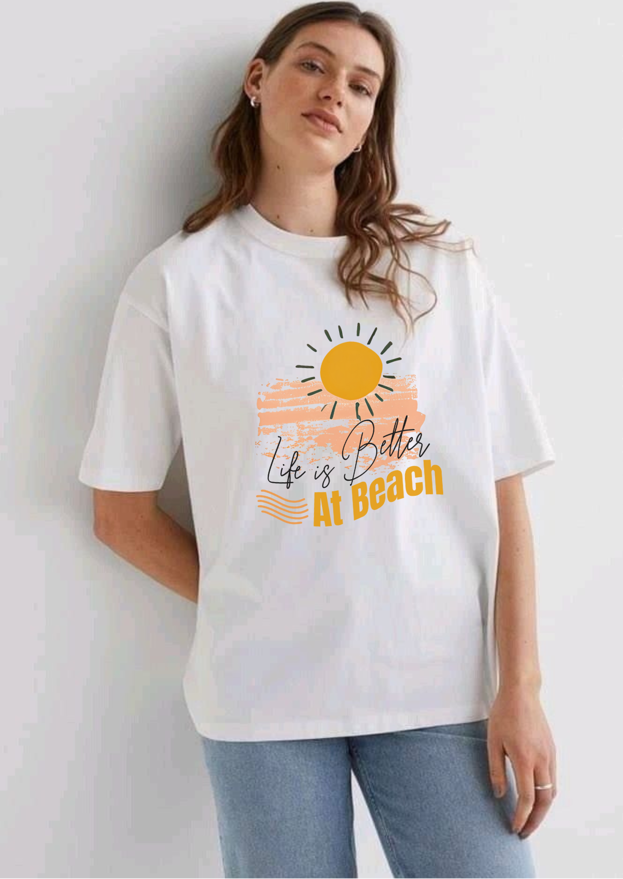 Oversized Unisex T-Shirt | Beach Edition - Embrace the Beach Vibes Every Day! 🌞🏖️